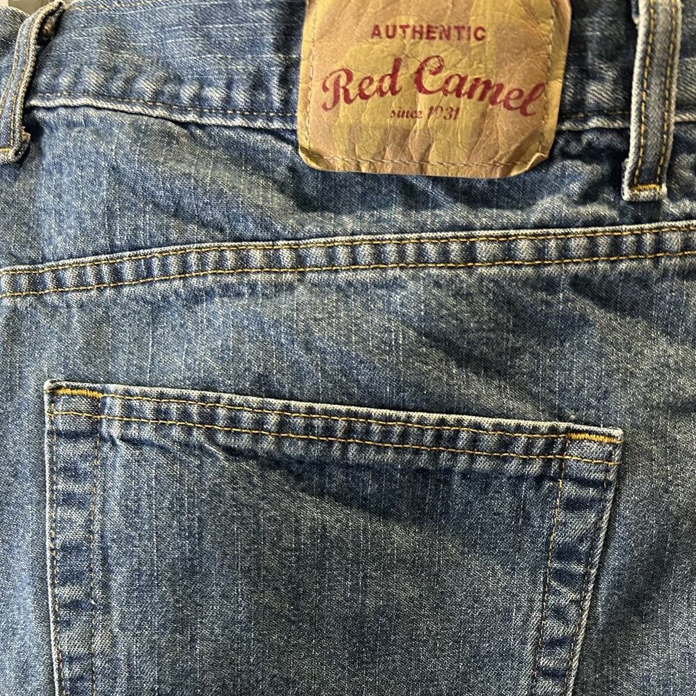 Vintager Red Camel Retro Straight jeans Size 40 x 30 Y2K Grunge Western Country